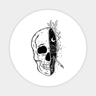 Skull and Science Magnet